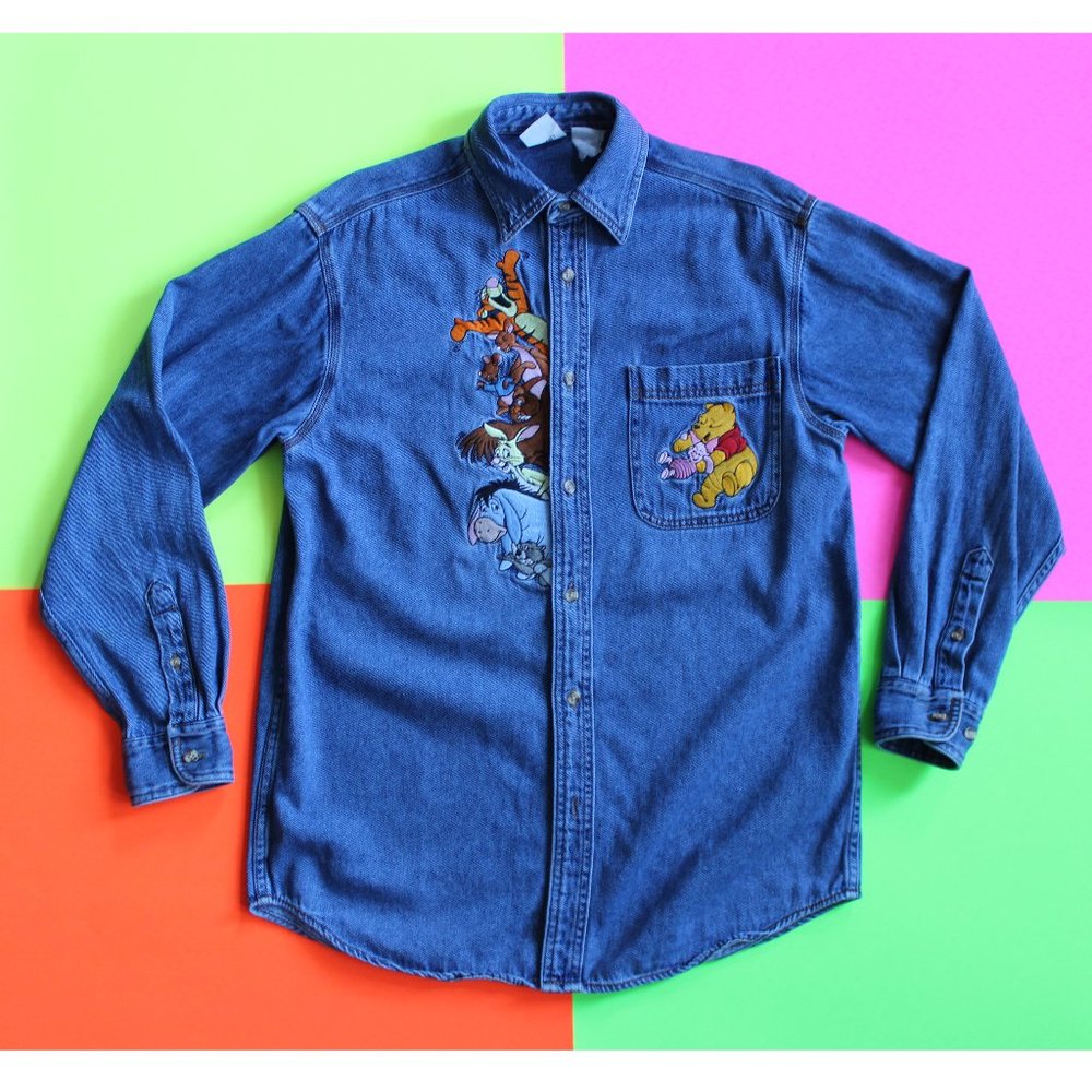 Vintage Disney Winnie The Pooh Long Sleeve Shirt